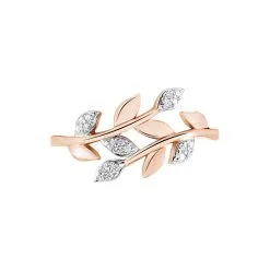 Histoire D'Or Bague Emelyne Or Rose Diamant -Boucles d'oreilles Bracelet Soldes B3DFRDW3H1 view1