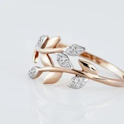 Histoire D'Or Bague Emelyne Or Rose Diamant -Boucles d'oreilles Bracelet Soldes B3DFRDW3H1 view3