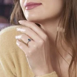 Histoire D'Or Bague Sarika Or Rose Topaze Et Oxyde De Zirconium -Boucles d'oreilles Bracelet Soldes B3DFRT5514 model0