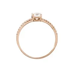 Histoire D'Or Solitaire Champs Elysees Or Rose Oxydes De Zirconium -Boucles d'oreilles Bracelet Soldes B3DFRZW0N9 view2