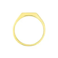 Histoire D'Or Chevaliere Or Jaune Rectangle Diamant -Boucles d'oreilles Bracelet Soldes B3HMJDW125 view2