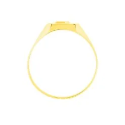 Histoire D'Or Chevalière Tonneau 1 Initiale Or Jaune -Boucles d'oreilles Bracelet Soldes B3HMJW0114 view2