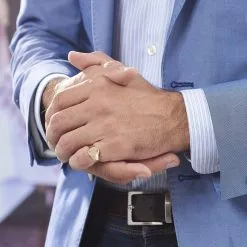 Histoire D'Or Chevalière Ovale Diamantee Soleil Or Jaune -Boucles d'oreilles Bracelet Soldes B3HMJW0119 model1