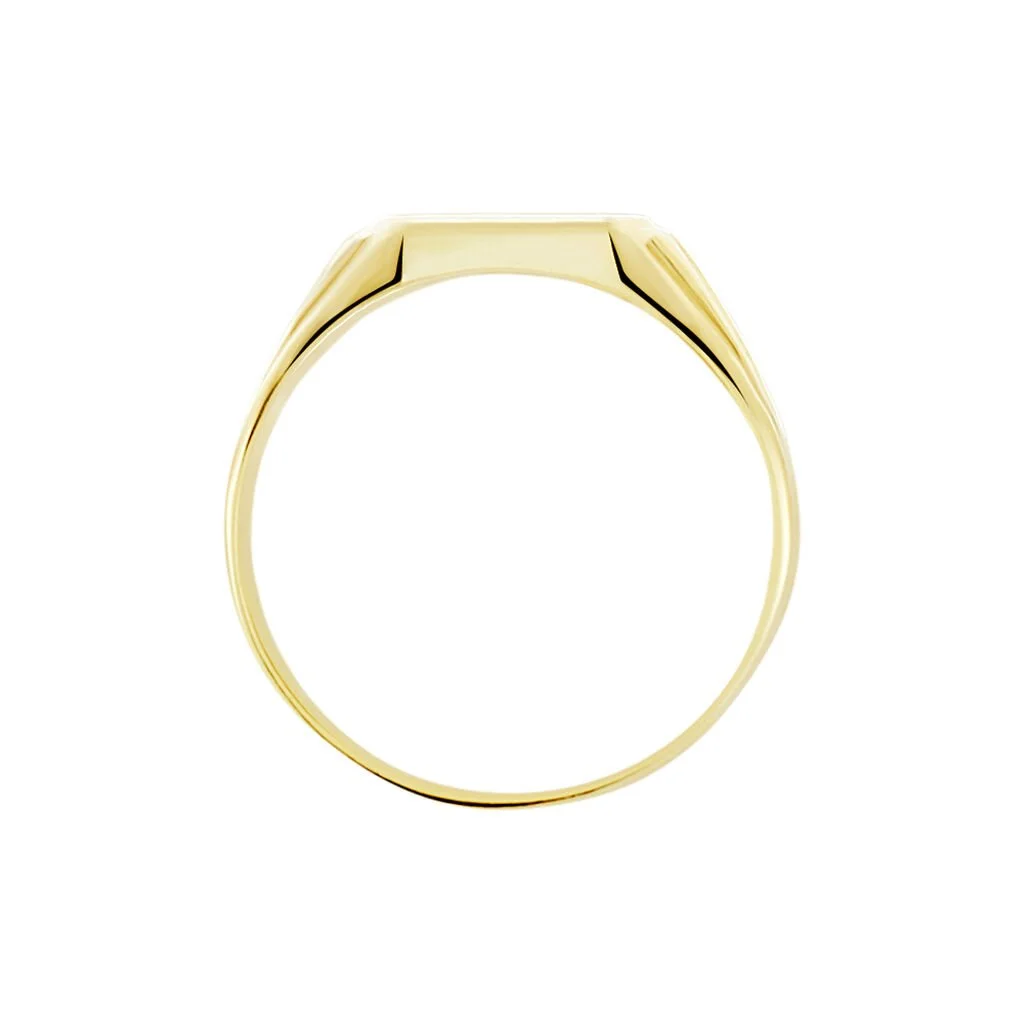 Histoire D'Or Chevalière Carree Diamantee Or Jaune 5 Histoire D'Or Chevalière Carree Diamantee Or Jaune – Image 3