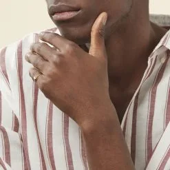 Histoire D'Or Chevaliere Or Jaune Ovale Soleil -Boucles d'oreilles Bracelet Soldes B3HMJW0131 model1