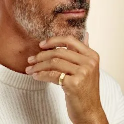 Histoire D'Or Chevalière Rectangle Or Jaune Oxyde De Zirconium -Boucles d'oreilles Bracelet Soldes B3HMJZW005 model1