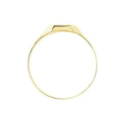 Histoire D'Or Chevalière Carree Or Jaune Oxyde De Zirconium -Boucles d'oreilles Bracelet Soldes B3HMJZW006 view2