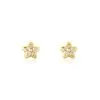 Histoire D'Or Boucles D'oreilles Puces Fleur Email Or Jaune