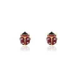 Histoire D'Or Boucles D'oreilles Puces Deena Or Jaune Oxyde De Zirconium