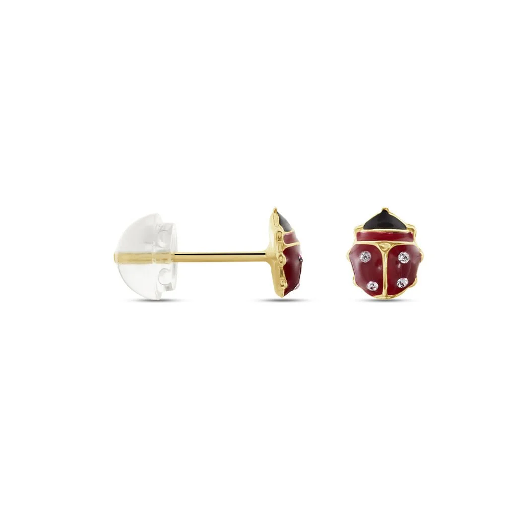 Histoire D'Or Boucles D'oreilles Puces Deena Or Jaune Oxyde De Zirconium 4 Histoire D'Or Boucles D'oreilles Puces Deena Or Jaune Oxyde De Zirconium – Image 2