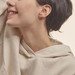 Histoire D'Or Boucles D'oreilles Pendantes Mayline Or Bicolore Diamant -Boucles d'oreilles Bracelet Soldes B3OF2DW159 model0