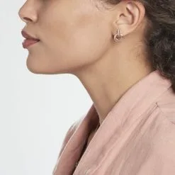 Histoire D'Or Boucles D'oreilles Pendantes Or Bicolore Eloisia Diamants -Boucles d'oreilles Bracelet Soldes B3OF2DW216 model0