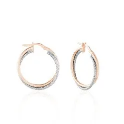 Histoire D'Or Créoles Maelia Or Bicolore