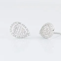 Histoire D'Or Boucles D'oreilles Puces Izia Or Blanc Diamant -Boucles d'oreilles Bracelet Soldes B3OFBDW440 view2