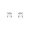 Histoire D'Or Boucles D'oreilles Puces Victoria Or Blanc Diamant