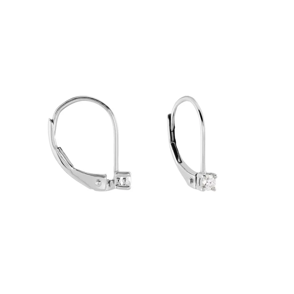 Histoire D'Or Boucles D'oreilles Pendantes Victoria Or Blanc Diamant 4 Histoire D'Or Boucles D'oreilles Pendantes Victoria Or Blanc Diamant – Image 2