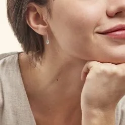 Histoire D'Or Boucles D'oreilles Pendantes Goutte Or Blanc Topaze 9 Histoire D'Or Boucles D'oreilles Pendantes Goutte Or Blanc Topaze -Boucles d'oreilles Bracelet Soldes B3OFBTB007 model0