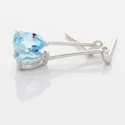 Histoire D'Or Boucles D'oreilles Pendantes Goutte Or Blanc Topaze 8 Histoire D'Or Boucles D'oreilles Pendantes Goutte Or Blanc Topaze -Boucles d'oreilles Bracelet Soldes B3OFBTB007 view2