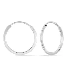 Histoire D'Or Créoles Dominae Or Blanc 10 Histoire D'Or Créoles Dominae Or Blanc -Boucles d'oreilles Bracelet Soldes B3OFBW0061 view2