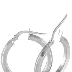 Histoire D'Or Créoles Ilana Or Blanc -Boucles d'oreilles Bracelet Soldes B3OFBW0084 view3