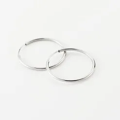 Histoire D'Or Créoles Dominae Flexible Or Blanc -Boucles d'oreilles Bracelet Soldes B3OFBW0276 view2