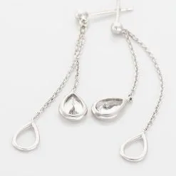 Histoire D'Or Boucles D'oreilles Pendantes Emerika Or Blanc Oxyde De Zirconium 8 Histoire D'Or Boucles D'oreilles Pendantes Emerika Or Blanc Oxyde De Zirconium -Boucles d'oreilles Bracelet Soldes B3OFBZW558 view2