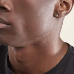 Histoire D'Or Boucles D'oreilles Puces Or Blanc Oxyde De Zirconium -Boucles d'oreilles Bracelet Soldes B3OFBZW614 model2