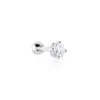 Histoire D'Or Piercing D'oreilles Joanina 2 Or Blanc Oxyde