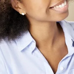 Histoire D'Or Boucles D'oreilles Puces Joana Or Jaune Nacre -Boucles d'oreilles Bracelet Soldes B3OFJAW002 model0