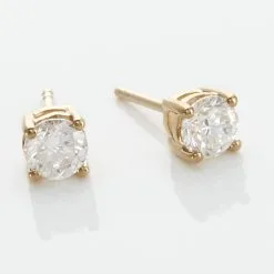 Histoire D'Or Boucles D'oreilles Puces Or Jaune Victoria Diamants -Boucles d'oreilles Bracelet Soldes B3OFJDW00Q view2