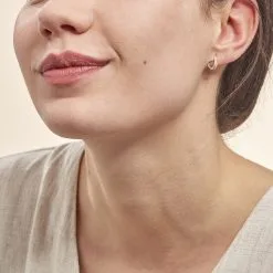 Histoire D'Or Boucles D'oreilles Puces Goccie Or Jaune Diamant -Boucles d'oreilles Bracelet Soldes B3OFJDW194 model0