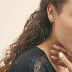 Histoire D'Or Boucles D'oreilles Puces Callum Or Jaune Diamant -Boucles d'oreilles Bracelet Soldes B3OFJDW309 model0