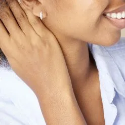 Histoire D'Or Boucles D'oreilles Puces Paola Or Jaune Diamant -Boucles d'oreilles Bracelet Soldes B3OFJDW485 model0