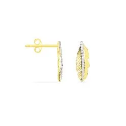 Histoire D'Or Boucles D'oreilles Puces Paola Or Jaune Diamant -Boucles d'oreilles Bracelet Soldes B3OFJDW485 view1