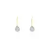 Histoire D'Or Boucles D'oreilles Pendantes Ursanne Or Jaune Diamants -Boucles d'oreilles Bracelet Soldes B3OFJDW608 master