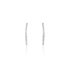 Histoire D'Or Boucles D'oreilles Pendantes Fadoua Or Jaune Diamants