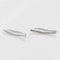 Histoire D'Or Boucles D'oreilles Pendantes Fadoua Or Jaune Diamants -Boucles d'oreilles Bracelet Soldes B3OFJDW640 view2