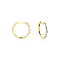 Histoire D'Or Creoles Or Jaune Aryanna Diamants