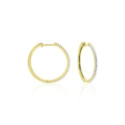 Histoire D'Or Creoles Or Jaune Aryanna Diamants