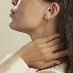 Histoire D'Or Creoles Or Jaune Aryanna Diamants -Boucles d'oreilles Bracelet Soldes B3OFJDW666 model0