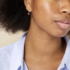 Histoire D'Or Boucles D'oreilles Pendantes Semi-baroque Or Jaune Perle De Tahiti -Boucles d'oreilles Bracelet Soldes B3OFJHH049 model0