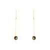 Histoire D'Or Boucles D'oreilles Pendantes Arenale Or Jaune Quartz