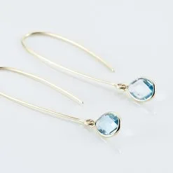 Histoire D'Or Créoles Phie Poire Or Jaune Topaze -Boucles d'oreilles Bracelet Soldes B3OFJTB357 view3