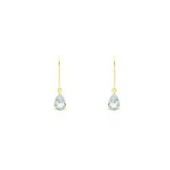 Histoire D'Or Boucles D'oreilles Pendantes Kalyne Or Jaune Topaze