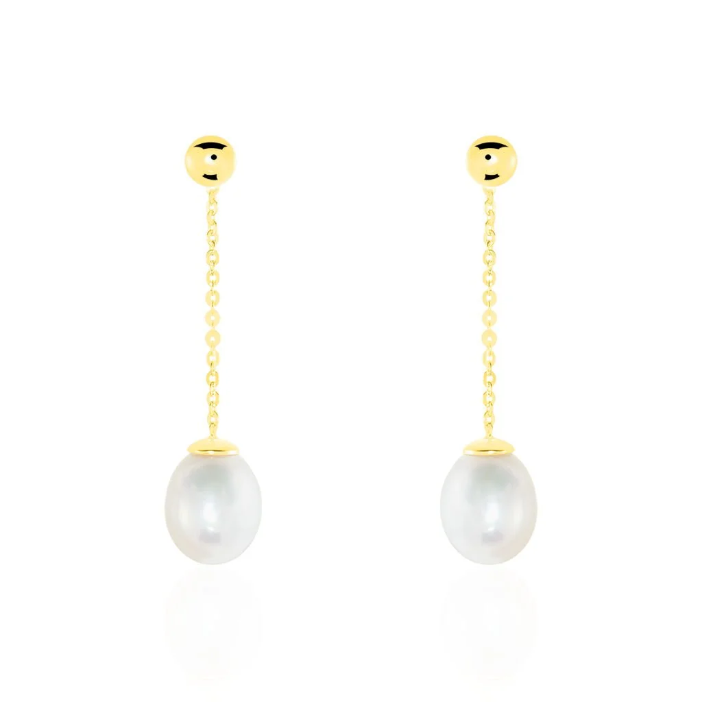 Histoire D'Or Boucles D'oreilles Pendantes Valera Or Jaune Perle De Culture 3 Histoire D'Or Boucles D'oreilles Pendantes Valera Or Jaune Perle De Culture