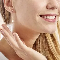 Histoire D'Or Boucles D'oreilles Pendantes Adriette Or Jaune Perle De Culture -Boucles d'oreilles Bracelet Soldes B3OFJU2353 model0