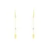 Histoire D'Or Boucles D'oreilles Pendantes Juditte Or Jaune Perle De Culture