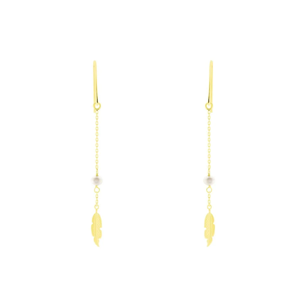Histoire D'Or Boucles D'oreilles Pendantes Juditte Or Jaune Perle De Culture 3 Histoire D'Or Boucles D'oreilles Pendantes Juditte Or Jaune Perle De Culture