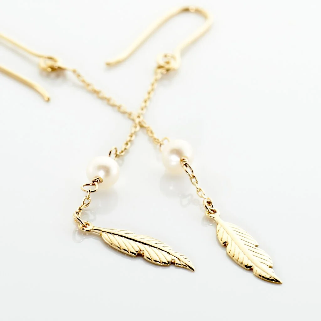 Histoire D'Or Boucles D'oreilles Pendantes Juditte Or Jaune Perle De Culture 5 Histoire D'Or Boucles D'oreilles Pendantes Juditte Or Jaune Perle De Culture – Image 3