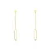 Histoire D'Or Boucles D'oreilles Pendantes Or Jaune Lucasta Perle De Culture